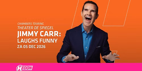 JIMMY CARR: LAUGHS FUNNY | THEATER DE SPIEGEL in Zwolle