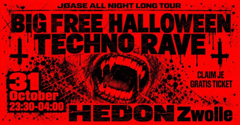 Jøase All Night Long – Halloween Edition — uitgaan in Zwolle